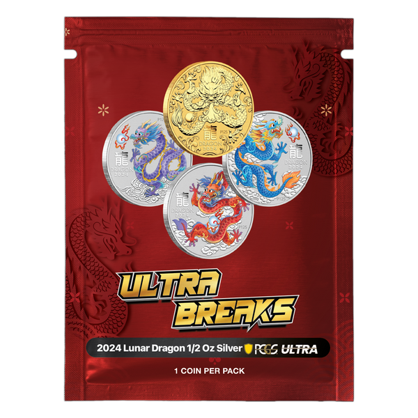 UltraBreaks Lunar Dragon: featuring 1/2 oz Silver & Gold Chase Coins